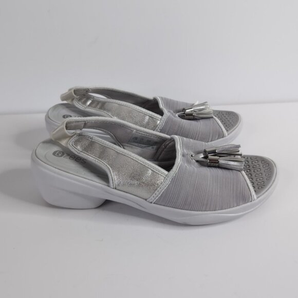 BZees Mirage Tassel Boho Washable Slingback Comfort Sandals 6.5M - Picture 3 of 7